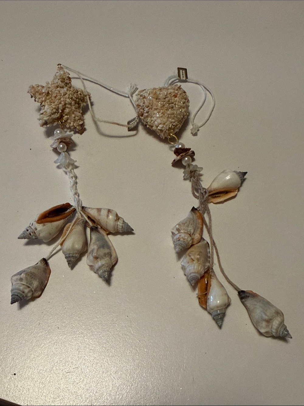 Seashell ornaments.  Good condition. Great for beach themed Christmas.